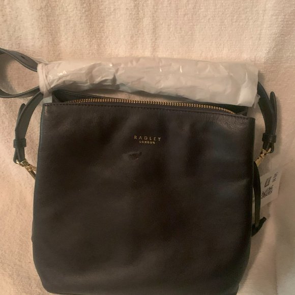RADLEY LONDON MULTI COMPARTMENT LEATHER ZIPPER BAG - Picture 2 of 4